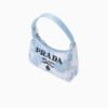 Re-Edition 2000 embroidered drill mini bag