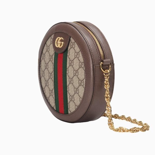 Ophidia GG mini round shoulder bag