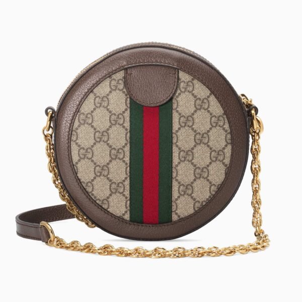 Ophidia GG mini round shoulder bag