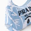 Re-Edition 2000 embroidered drill mini bag