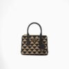 Galleria embroidered fabric mini bag