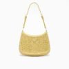 Cleo satin bag with crystals