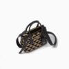 Galleria embroidered fabric mini bag