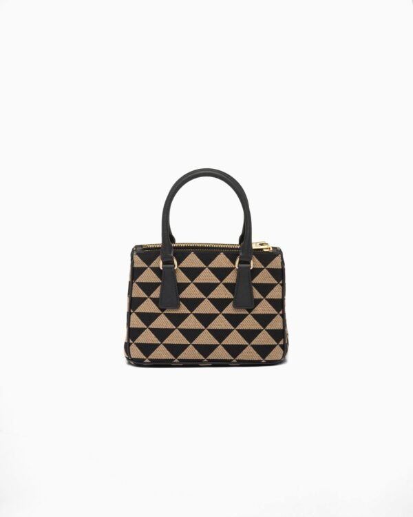 Galleria embroidered fabric mini bag