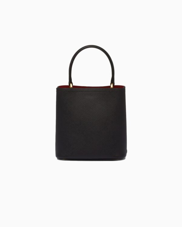 Small Saffiano Leather Panier Bag