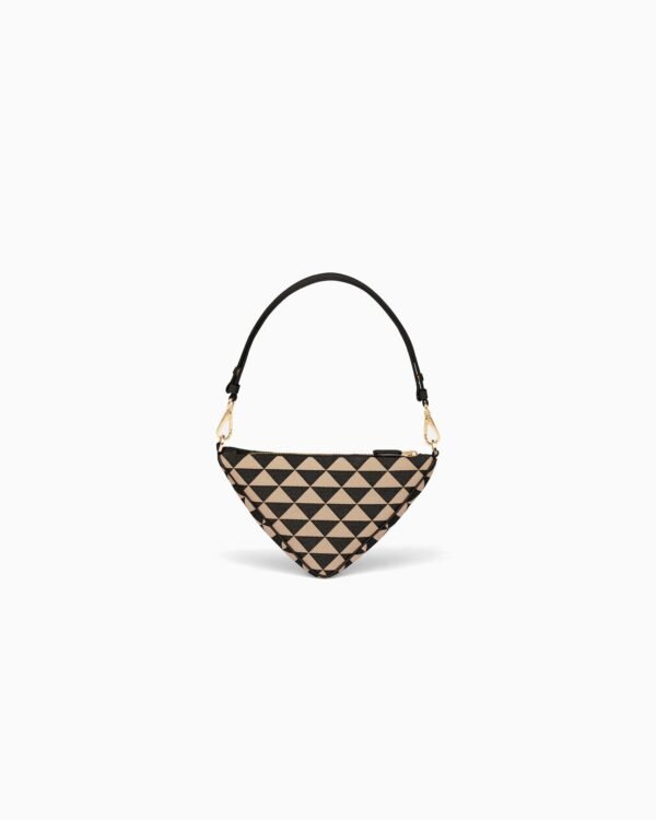 Embroidered fabric mini-bag