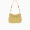 Cleo satin bag with crystals