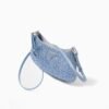 Cleo satin bag with crystals