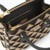 Galleria embroidered fabric mini bag