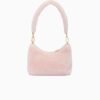 Shearling mini-bag