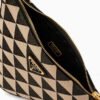 Embroidered fabric mini-bag