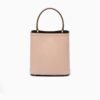 Small Saffiano Leather Panier Bag