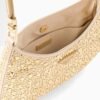 Cleo satin bag with crystals