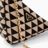 Embroidered fabric mini-bag