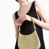 Cleo satin bag with crystals
