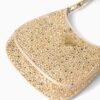 Cleo satin bag with crystals