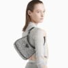 Cleo satin bag with crystals