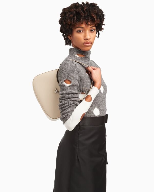 Cleo brushed leather shoulder bag