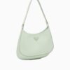 Cleo brushed leather shoulder bag