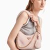 Shearling mini-bag