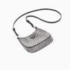 Cleo satin bag with crystals